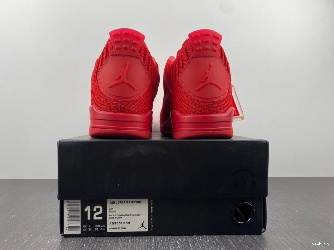 Cheap Jordan Red 4 AQ3559-600 Retro Flyknit 0727